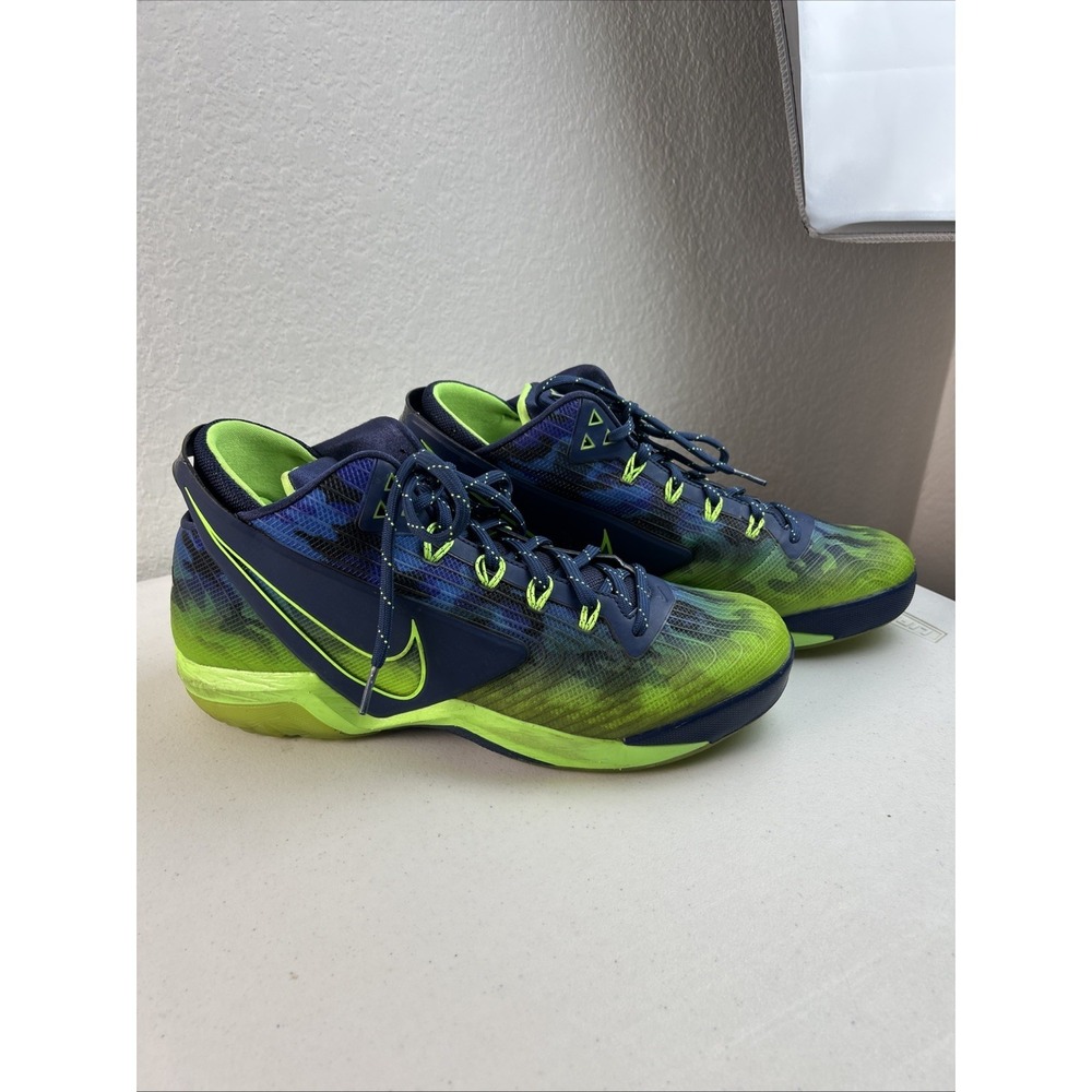 NIKE Zoom Field General FTBL Navy/Lime Green 654859-430 sz 12‎